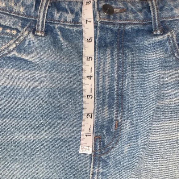 Helmut Lang Denim Mini Skirt Size 28 Medium Blue Wash - Picture 12 of 13